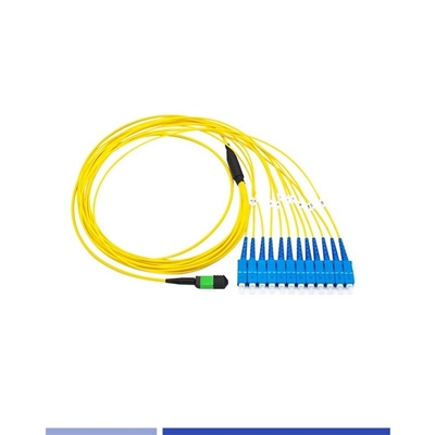 Αγορά 12 Core Singlemode OS2 MTP® Fiber Patch Cable Γυναίκα προς SC Simplex 3m LSZH σε απευθείας σύνδεση κατασκευή