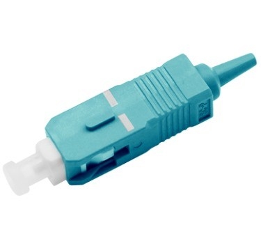 Αγορά OM3 Multimode SC UPC Σύνδεσμος ινών Simplex 0,9mm Σύνδεσμος οπτικών ινών σε απευθείας σύνδεση κατασκευή