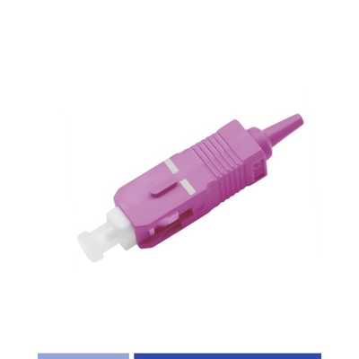 Αγορά OM4 Multimode Fiber Connectors SC UPC Simplex 0.9mm Μικρή απώλεια εισαγωγής σε απευθείας σύνδεση κατασκευή