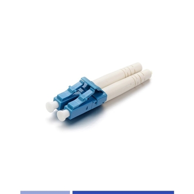 Αγορά Μονό λειτουργία LC UPC Duplex Fiber Optic Connector 3.0mm μπότα σε απευθείας σύνδεση κατασκευή
