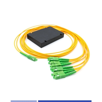 Αγορά 1x8 Οπτική ίνα PLC Splitter ABS Box SC/APC Μονότροπος 2,0mm Αδιάβροχος σε απευθείας σύνδεση κατασκευή
