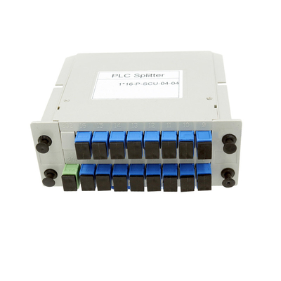Αγορά 1x16 SC UPC Μονότροπος διαχωριστής ινών LGX Box Fiber Optic PLC Splitter σε απευθείας σύνδεση κατασκευή
