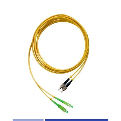Αγορά 3m Fiber Optic Patch Cord SC/APC-FC/UPC Duplex LSZH Single Mode Patch Cables υψηλής ταχύτητας σε απευθείας σύνδεση κατασκευή