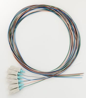 Αγορά 6 Οπτικές Ίνες SC/UPC OM3 Pigtail Aqua Boot LSZH 1m σε απευθείας σύνδεση κατασκευή