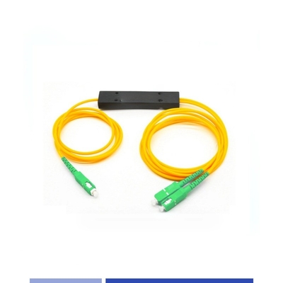 Αγορά Υψηλής ακρίβειας 1x2 PLC Fiber Splitter ABS Module SC/APC Μοναδικός τρόπος 2.0mm σε απευθείας σύνδεση κατασκευή