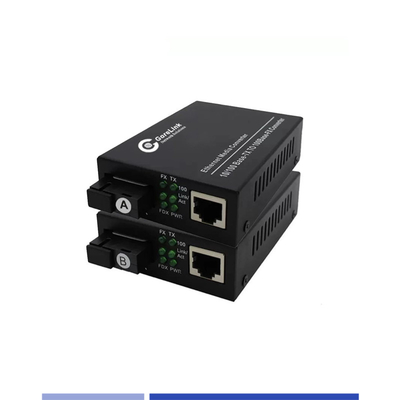 Αγορά Μετατροπείς BIDI Fiber Media 10/100Mbps Μονότροπος SMF TX1310nm/RX1550nm Simplex SC 20KM σε απευθείας σύνδεση κατασκευή