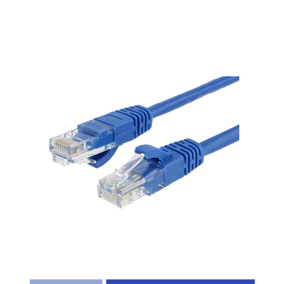 Αγορά UTP 24AWG Cat6 Stranded Patch Cord PVC 1m Copper Patch Cord Μπλε σε απευθείας σύνδεση κατασκευή