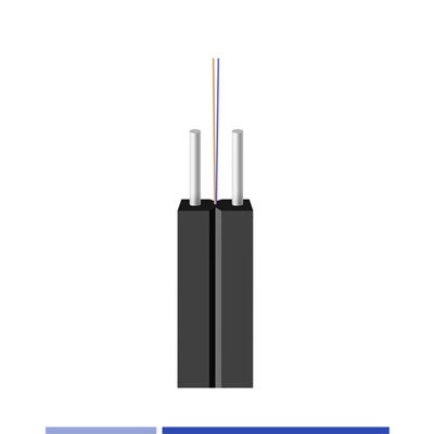 1 Φυτικά Flat Drop Fiber Cable Singlemode 9/125 SMF G657A1 LSZH Για εσωτερικές εφαρμογές