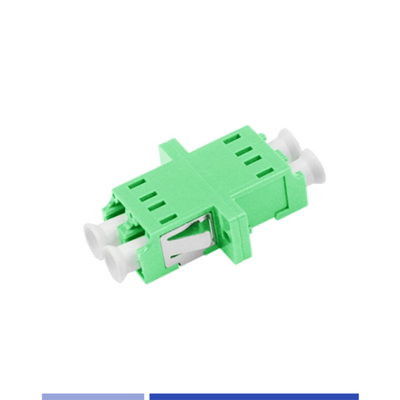 Διπλό LC APC προσαρμογέα μονοδιάταξης Flange πράσινη υψηλής ακρίβειας φορητό
