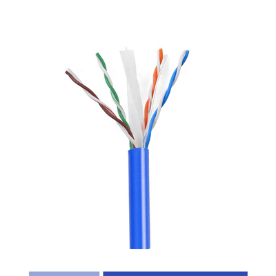 23AWG Σκληρό χαλκό UTP Cat6A καλώδιο 4 ζευγάρι LSZH Jacket UTP καλώδιο δικτύου